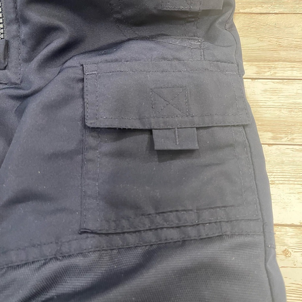 London Fog Navy Blue Insulated Snow Bib Overalls Toddler Size 2T Winter Pants - Picture 4 of 7